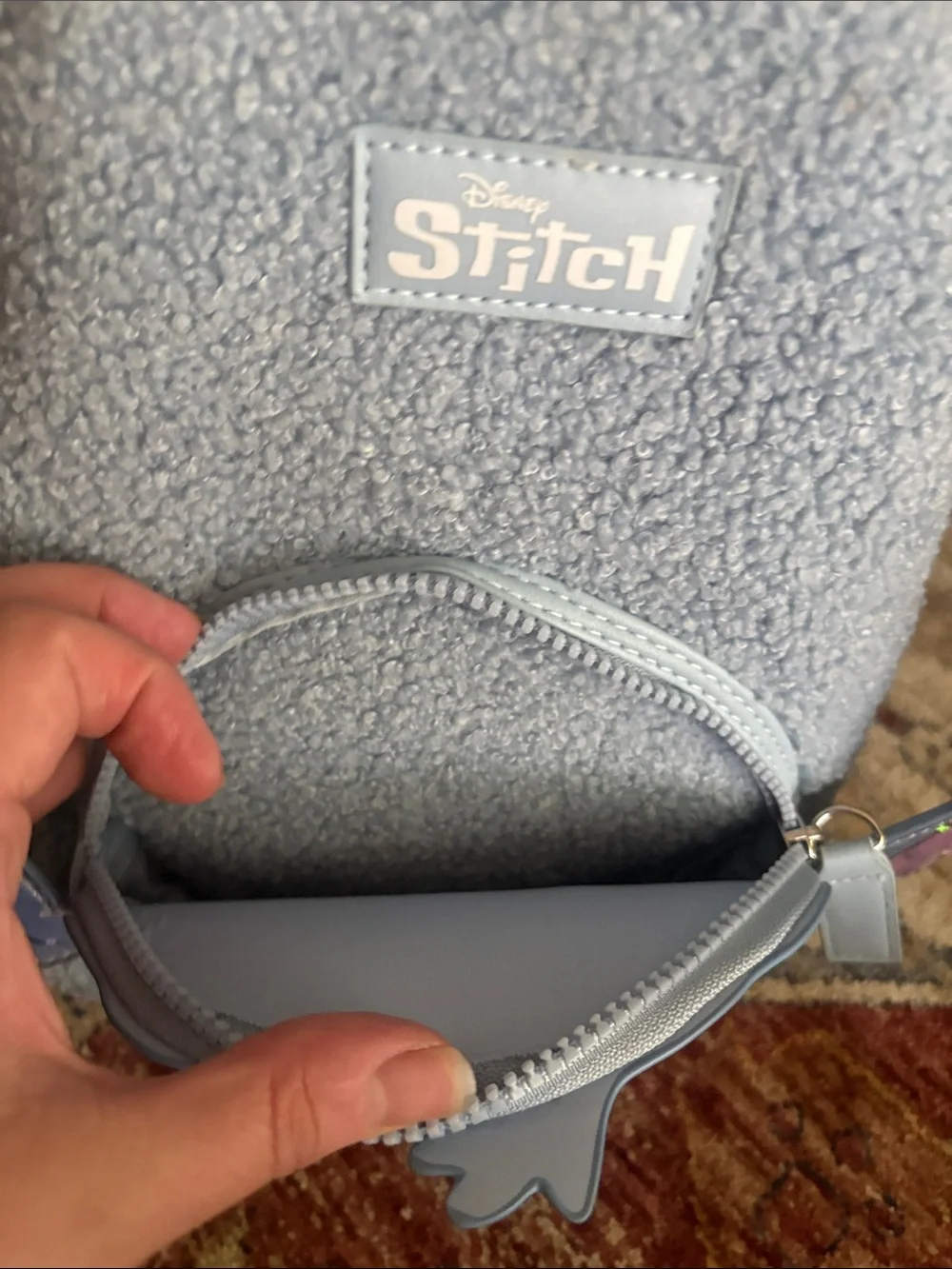 Mochila de Stich a Relieve Azul new set